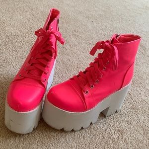 Hot Pink Platforms